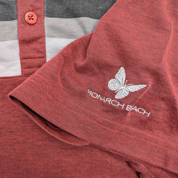 Travis Mathew Golf Polo Shirt XL Monarch Beach Dana Point California Pima Cotton - Picture 4 of 7